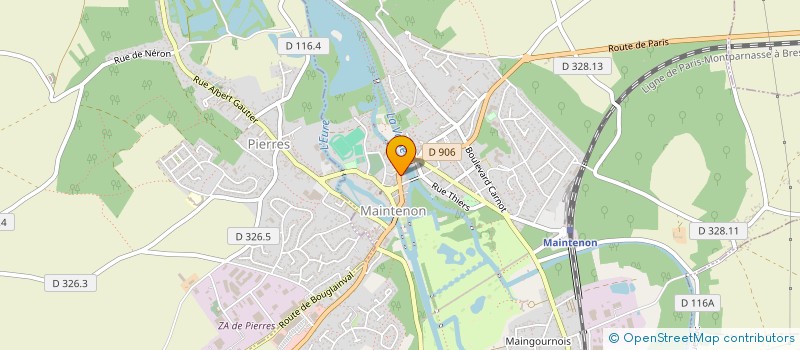 localisation de l'entreprise ASS SPORT USEP SECTEUR GEOGRAP MAINTENON à MAINTENON