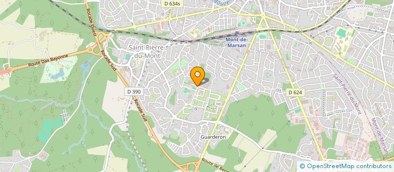 localisation de l'entreprise ASS SPORTING CLUB OMNISPORTS SAINT PIERRE DU MONT  SAINT-PIERRE-DU-MONT