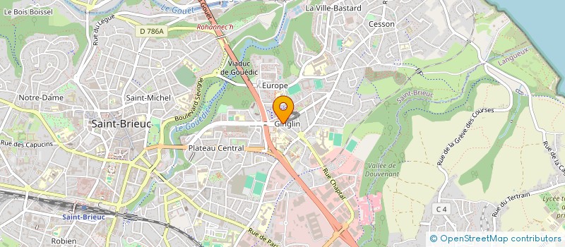 localisation de l'entreprise ASS SPORTIV CULTUR DES SOURDS ST BRIEUC à SAINT-BRIEUC