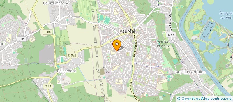 localisation de l'entreprise ASS SPORTIV CULTUREL MATERNEL BOULINGRIN à VAUREAL