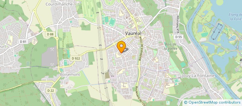 localisation de l'entreprise ASS SPORTIV CULTUREL PRIMAIRE BOULINGRIN à VAUREAL