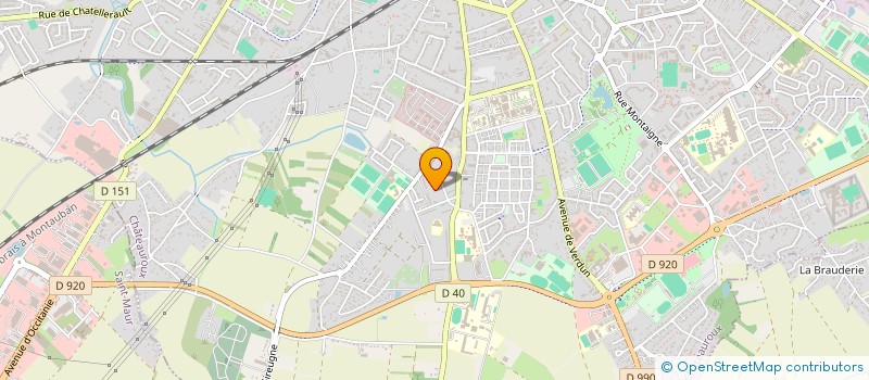 localisation de l'entreprise ASS SPORTIV CULTURELLE DU LYCEE AGRICOLE à CHATEAUROUX