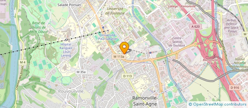 localisation de l'entreprise ASS SPORTIV DU LP RENEE BONNET à TOULOUSE