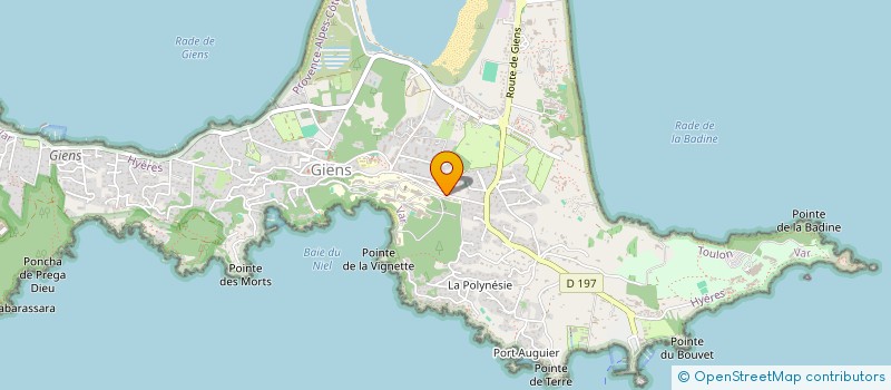 localisation de l'entreprise ASS SPORTIV ET CULTUREL HOPITAL S SABRAN à HYERES