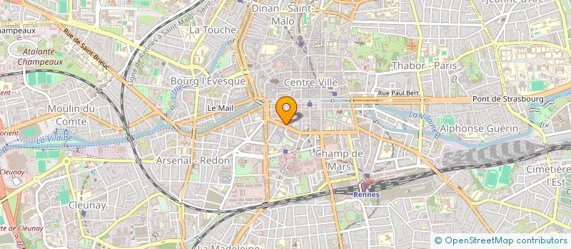 localisation de l'entreprise ASS SPORTIVE ACO BRETAGNE  RENNES