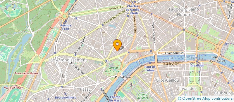 localisation de l'entreprise ASS SPORTIVE  ACTION 16 LONGCHAMP  PARIS