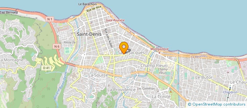 localisation de l'entreprise ASS SPORTIVE AGENTS B R à SAINT-DENIS