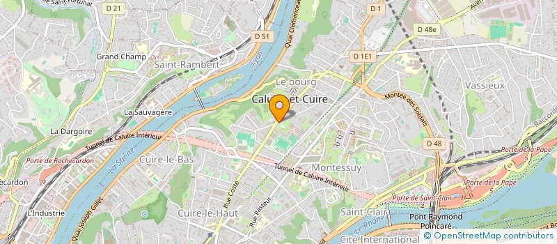 localisation de l'entreprise ASS SPORTIVE APICIL ARCIL à CALUIRE-ET-CUIRE