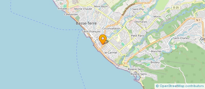 localisation de l'entreprise ASS SPORTIVE ATHLETIQUE CLUB à BASSE-TERRE