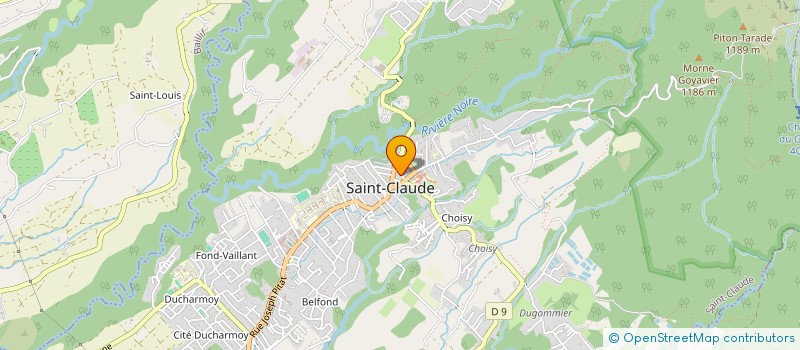localisation de l'entreprise ASS SPORTIVE AUTOMOBILE CARAIB à SAINT-CLAUDE