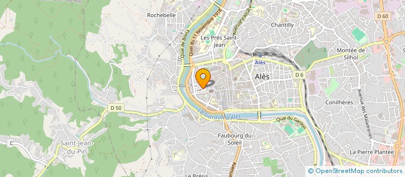 localisation de l'entreprise ASS SPORTIVE AUTOMOBILE D' ALES  ALES