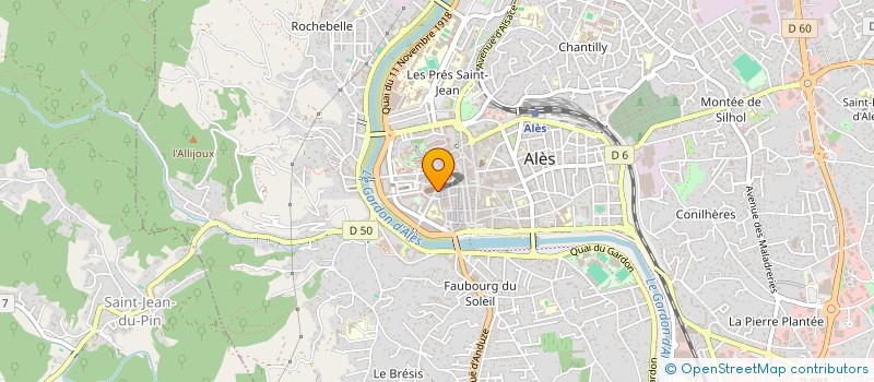 localisation de l'entreprise ASS SPORTIVE AUTOMOBILE D ALES à ALES