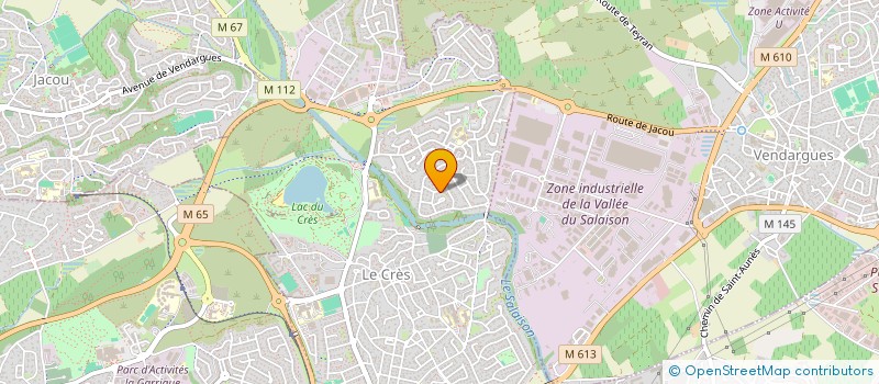 localisation de l'entreprise ASS SPORTIVE AUTOMOBILE DE MONTPELLIER à LE CRES