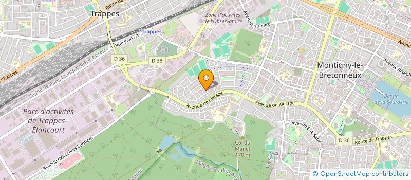 localisation de l'entreprise ASS.SPORTIVE AUTOMOBILE ST QUENTIN 78  MONTIGNY-LE-BRETONNEUX
