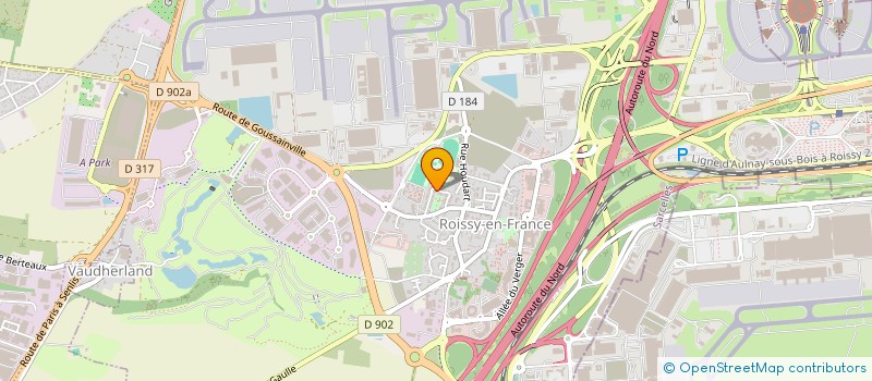 localisation de l'entreprise ASS SPORTIVE AUTOMOBILE TEAMUP  ROISSY-EN-FRANCE