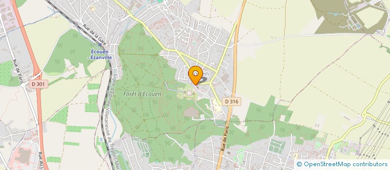 localisation de l'entreprise ASS SPORTIVE BOXE FSE - SAVATE D'ECOUEN  ECOUEN