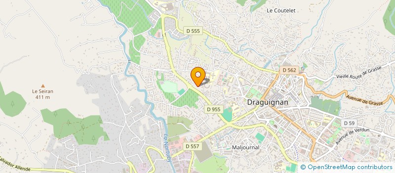 localisation de l'entreprise ASS SPORTIVE CADRAN SOLAIRE  DRAGUIGNAN