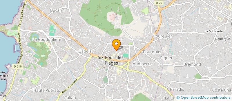 localisation de l'entreprise ASS SPORTIVE CES REYNIER à SIX-FOURS-LES-PLAGES