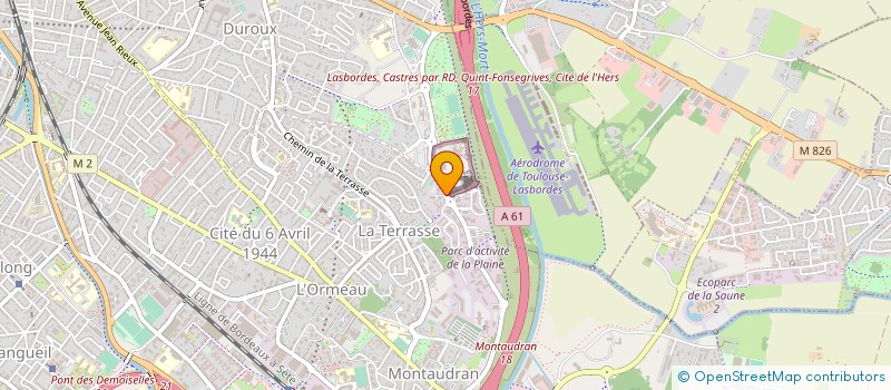 localisation de l'entreprise ASS SPORTIVE CHASSEURS ARC MIDI-PYRENEES à TOULOUSE