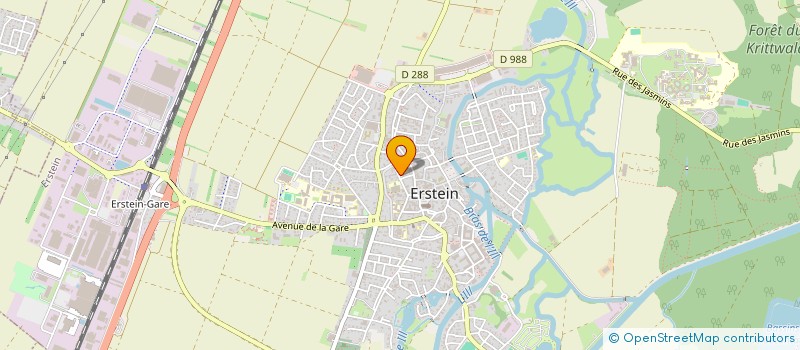 localisation de l'entreprise ASS SPORTIVE CLUBS QUILLES ERSTEIN  ERSTEIN