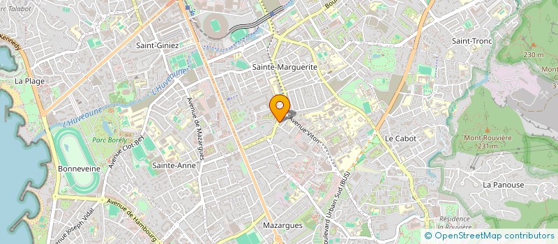 localisation de l'entreprise ASS SPORTIVE COIN JOLI SEVIGNE à MARSEILLE