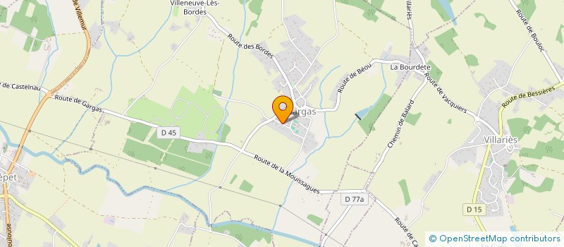 localisation de l'entreprise ASS SPORTIVE COLLEGE ALAIN SAVARY DE FRONTON  FRONTON