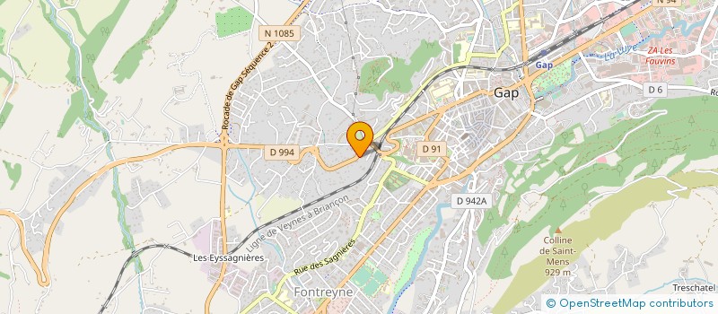 localisation de l'entreprise ASS SPORTIVE COLLEGE CENTRE à GAP