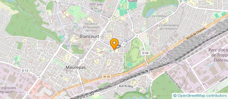localisation de l'entreprise ASS SPORTIVE COLLEGE DE L'AGLOT à ELANCOURT