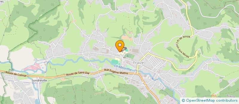 localisation de l'entreprise ASS SPORTIVE COLLEGE DE LA HAUTE MERTHE  FRAIZE