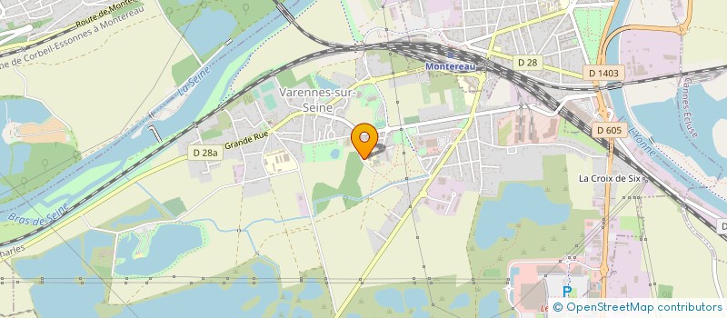 localisation de l'entreprise ASS SPORTIVE COLLEGE ELSA TRIOLET  VARENNES-SUR-SEINE