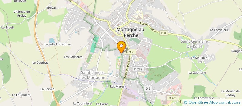 localisation de l'entreprise ASS SPORTIVE COLLEGE EMILE CHARTIER à MORTAGNE-AU-PERCHE