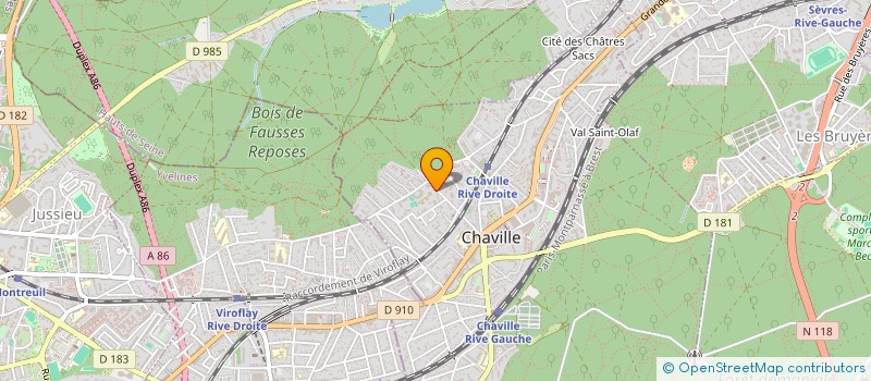 localisation de l'entreprise ASS SPORTIVE COLLEGE JEAN MOULIN à CHAVILLE