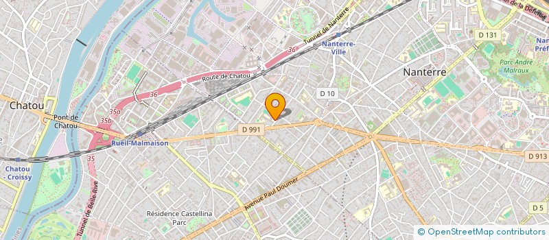 localisation de l'entreprise ASS SPORTIVE COLLEGE JEAN PERRIN  NANTERRE