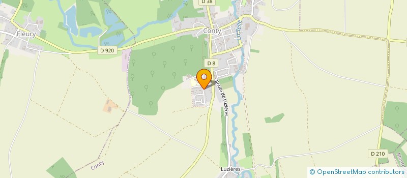 localisation de l'entreprise ASS SPORTIVE COLLEGE JULES FERRY CONTY  CONTY