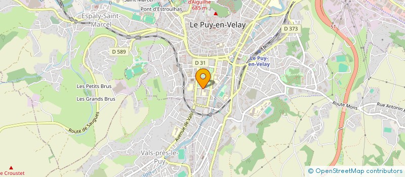 localisation de l'entreprise ASS SPORTIVE COLLEGE JULES VALLES à LE PUY-EN-VELAY