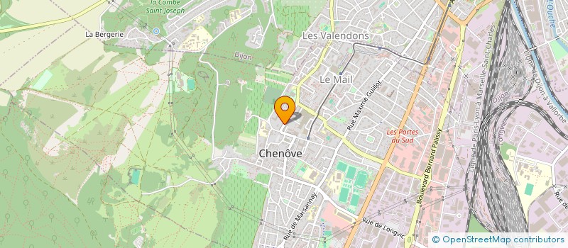 localisation de l'entreprise ASS SPORTIVE COLLEGE LE CHAPITRE à CHENOVE