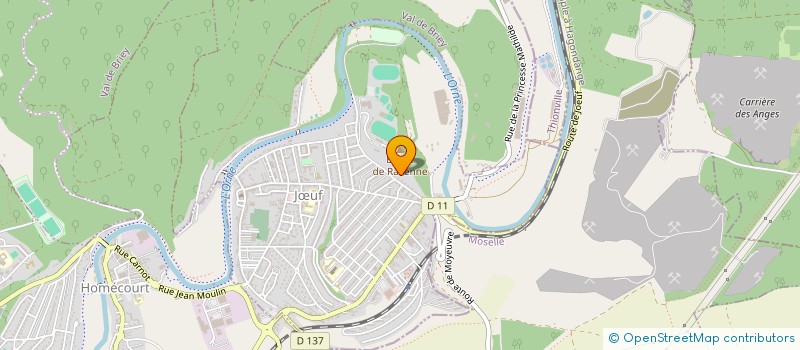 localisation de l'entreprise ASS SPORTIVE COLLEGE MAURICE-BARRES  JUF