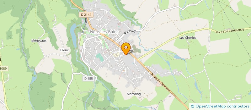 localisation de l'entreprise ASS SPORTIVE COLLEGE NERIS-LES-BAINS  NERIS-LES-BAINS