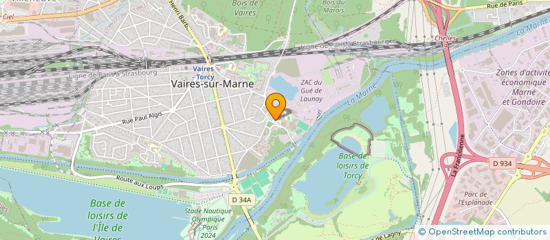 localisation de l'entreprise ASS SPORTIVE COLLEGE RENE GOSCINNY VAIRES SUR MARNE à VAIRES-SUR-MARNE