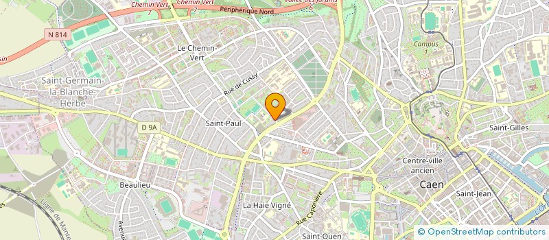 localisation de l'entreprise ASS SPORTIVE COLLEGE SECONDAIRE DUNOIS à CAEN