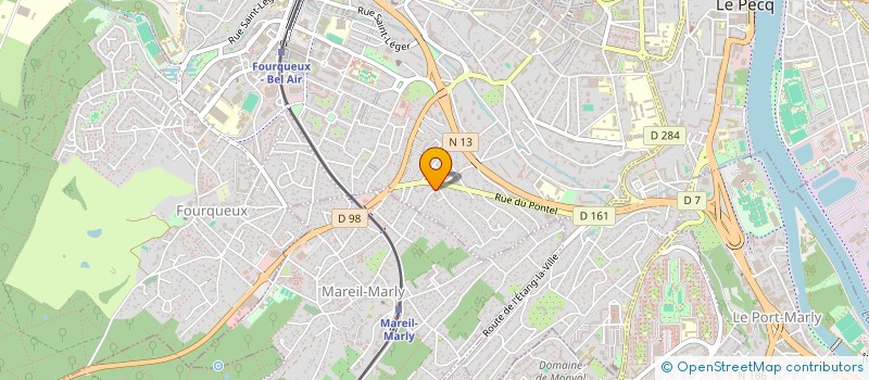 localisation de l'entreprise ASS SPORTIVE COUNTRY CLUB FOURQUEUX  SAINT-GERMAIN-EN-LAYE