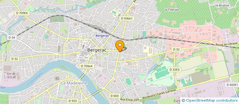 localisation de l'entreprise ASS  SPORTIVE CRS 17 à BERGERAC