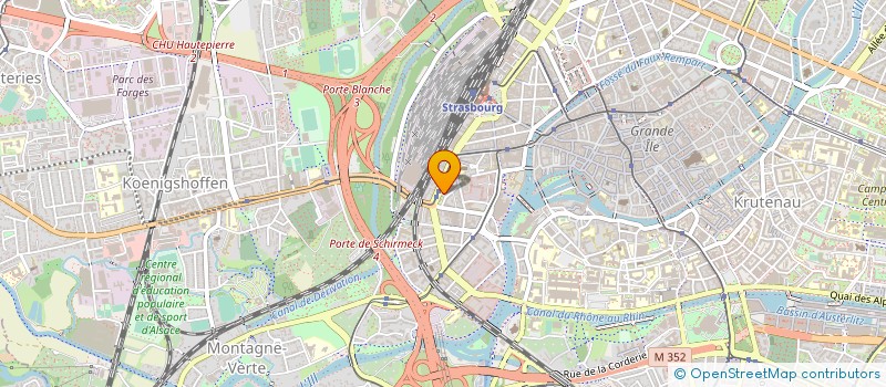 localisation de l'entreprise ASS SPORTIVE CULTUR ALGERIENS BAS-RHIN à STRASBOURG