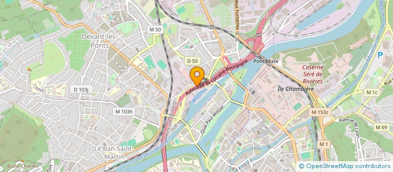 localisation de l'entreprise ASS SPORTIVE CULTUR ENTRAID EQUIP MOSELL  METZ