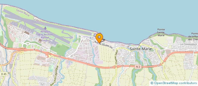 localisation de l'entreprise ASS SPORTIVE CULTUR PERSONNE HANDICAPEE  SAINTE-MARIE