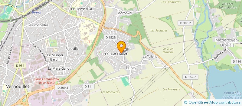 localisation de l'entreprise ASS SPORTIVE CULTURELLE ANTILLAISE DREUX à LURAY