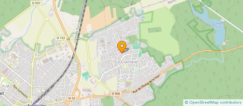 localisation de l'entreprise ASS SPORTIVE CULTURELLE DE LA CLAIRIERE  RAMBOUILLET