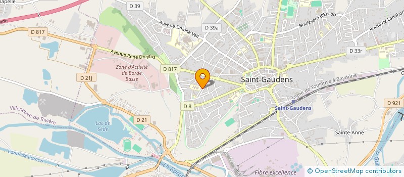 localisation de l'entreprise ASS SPORTIVE CULTURELLE DE LA RESIDENCE à SAINT-GAUDENS