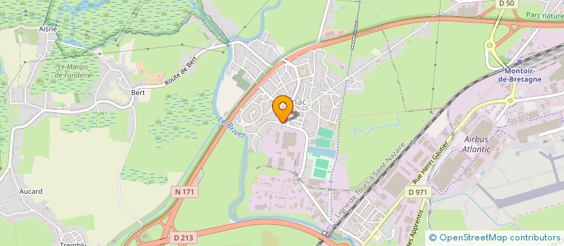 localisation de l'entreprise ASS SPORTIVE CULTURELLE DE TRIGNAC  TRIGNAC