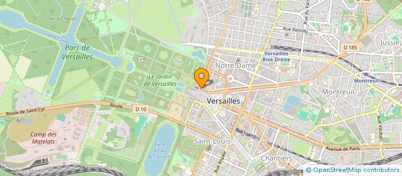 localisation de l'entreprise ASS SPORTIVE & CULTURELLE DOM VERSAILLES à VERSAILLES